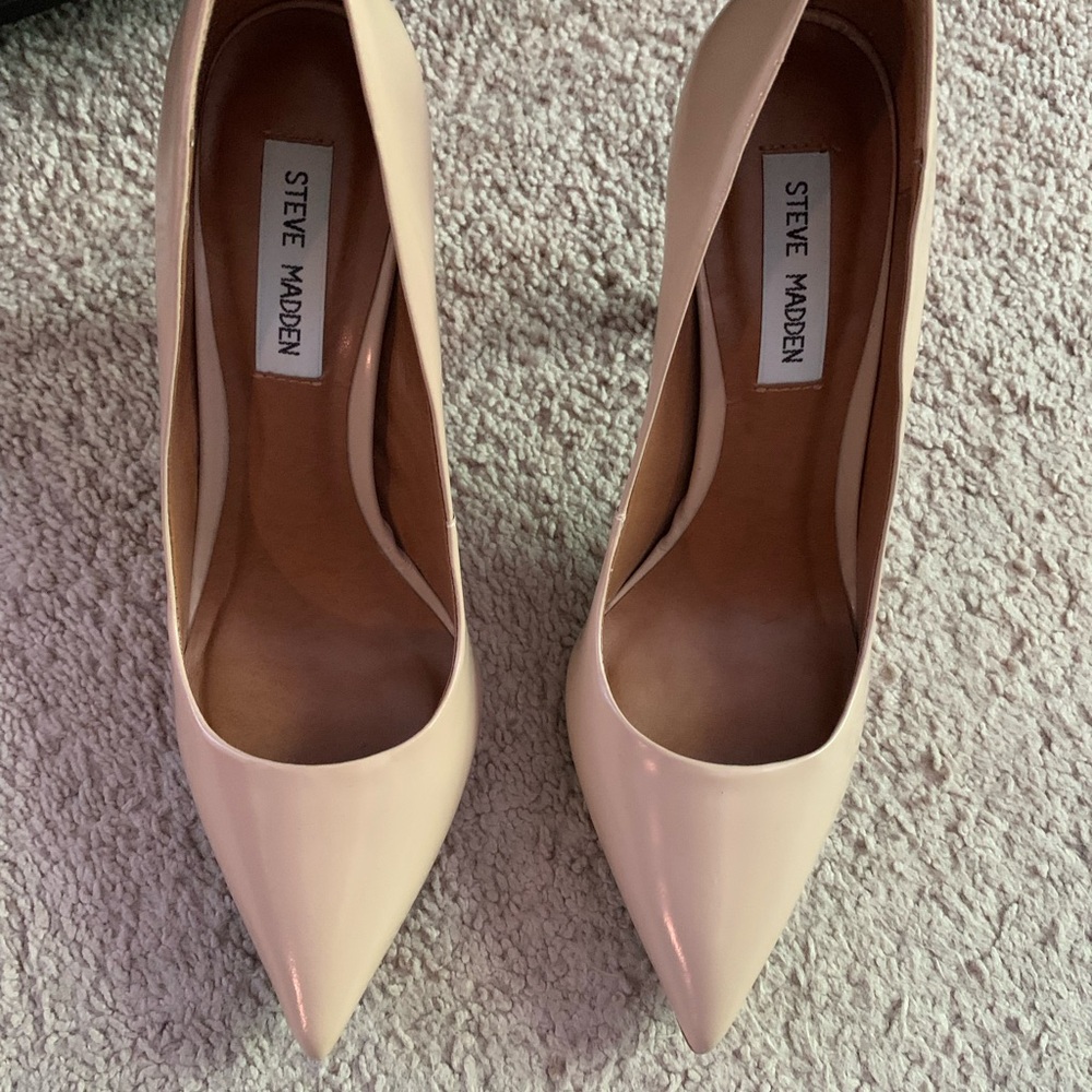 Steve Madden Leather Valentina Heels - size 8.5